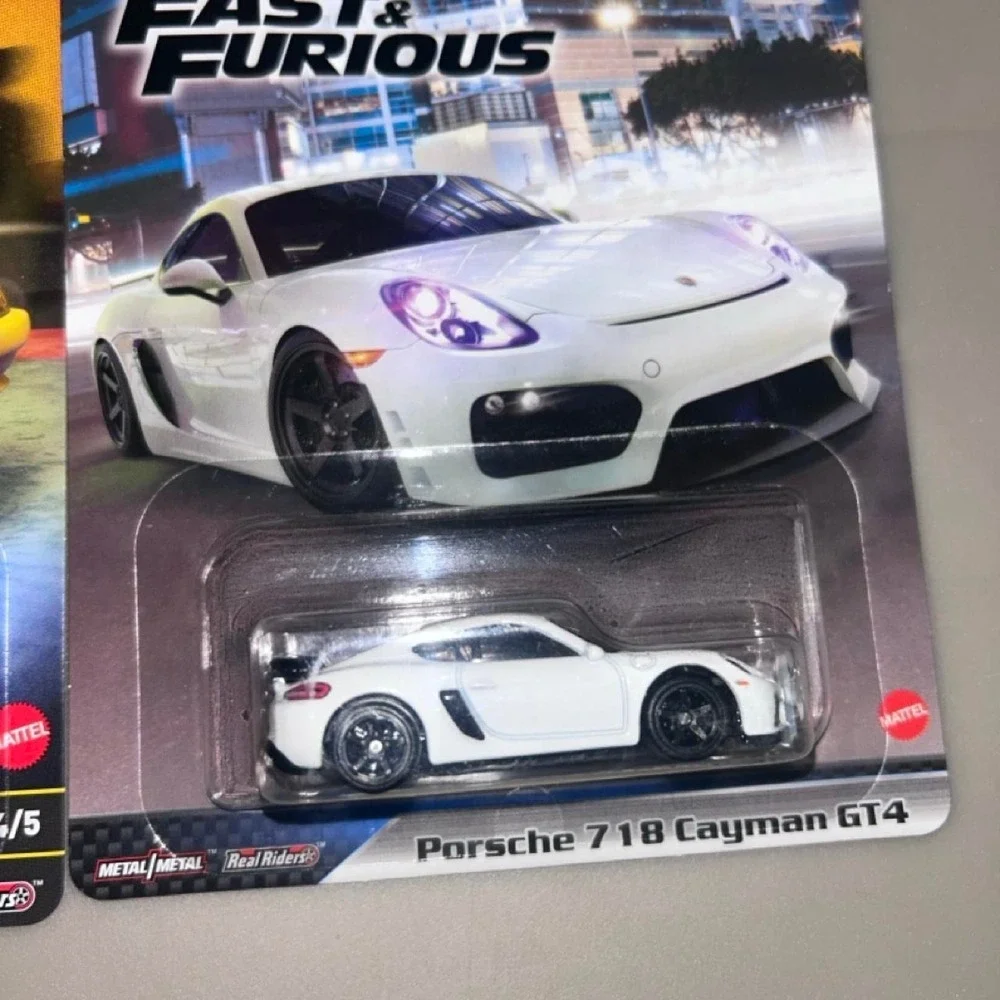 Hot Wheels Premium Porsche 718 Cayman GT4 911 Carrera RS 2.7 Diecast Bundle